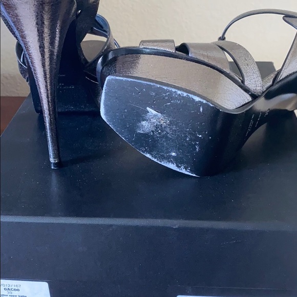 Saint Laurent Tribute Platform Sandals - Picture 6 of 7